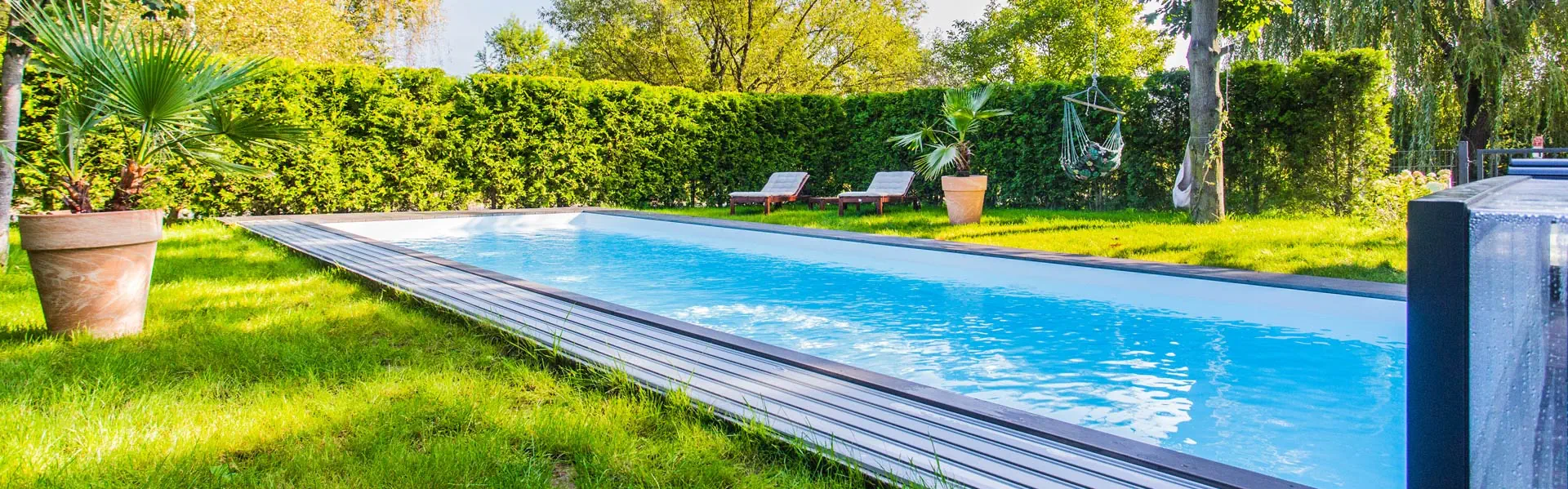 DIAMANT Pools med bräddavlopp