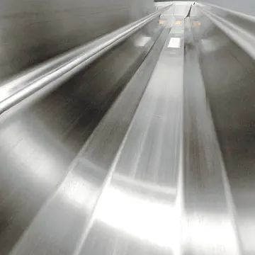 Lätt att rengöra överflödeskanalen