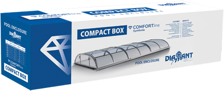 Pooltak DIY -  Taket levereras omonterat