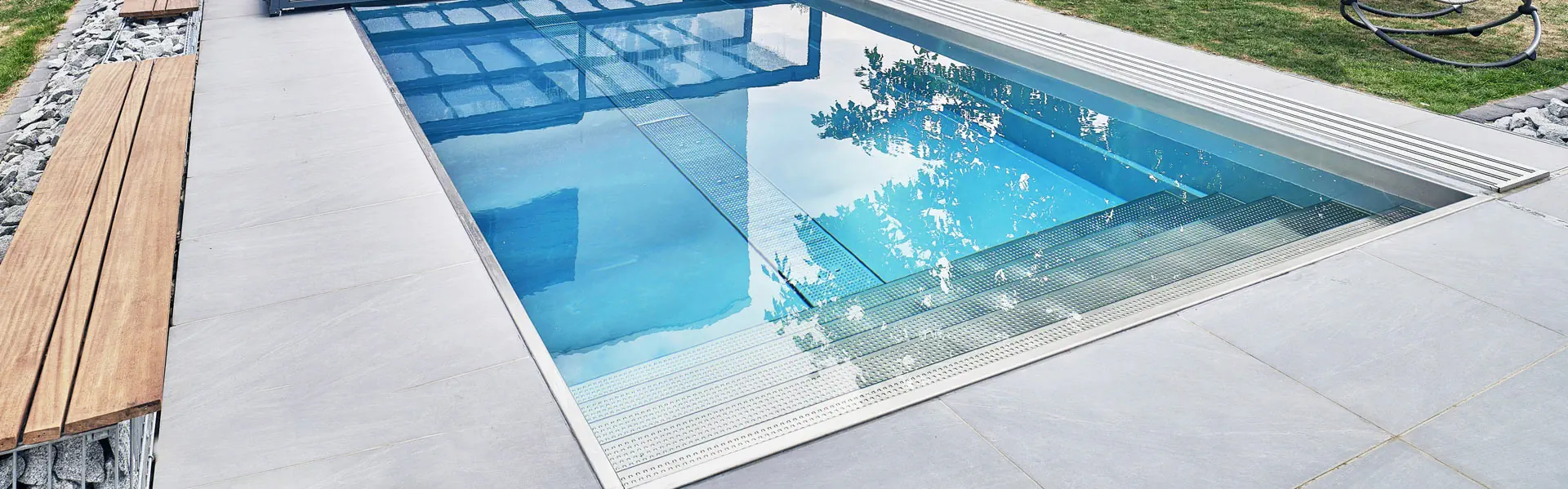 INOXline skimmer pool