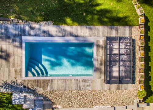 Krönlister för pooler med overflow