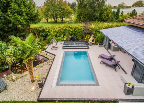 Krönlister för pooler med overflow