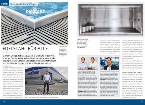 New article about the brand new Diamant INOXline stainless steel