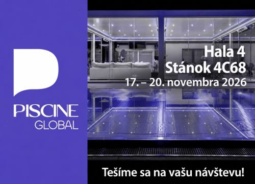 DIAMANT sa predstaví na veľtrhu Piscine Global 2026 v Lyone!