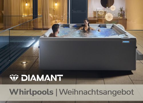Weihnachtsangebot: Diamant-Whirlpools mit 25 % Rabatt 